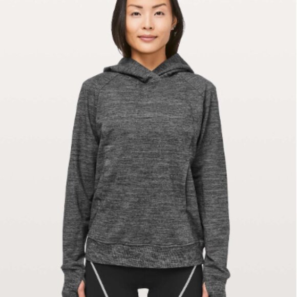 Lululemon Scuba Pullover Heathered Core Dark Grey - Picture 2 of 8
